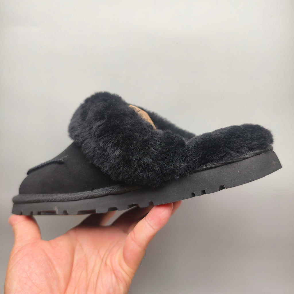 Casual House Slippers - Black, Model 4571