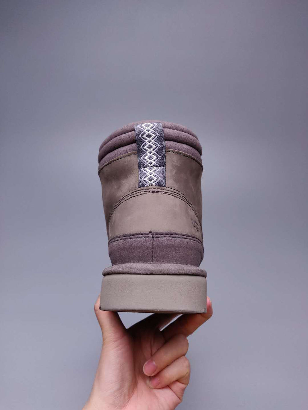 Men's Lace-Up Casual Shoes - Gray, Model 2991