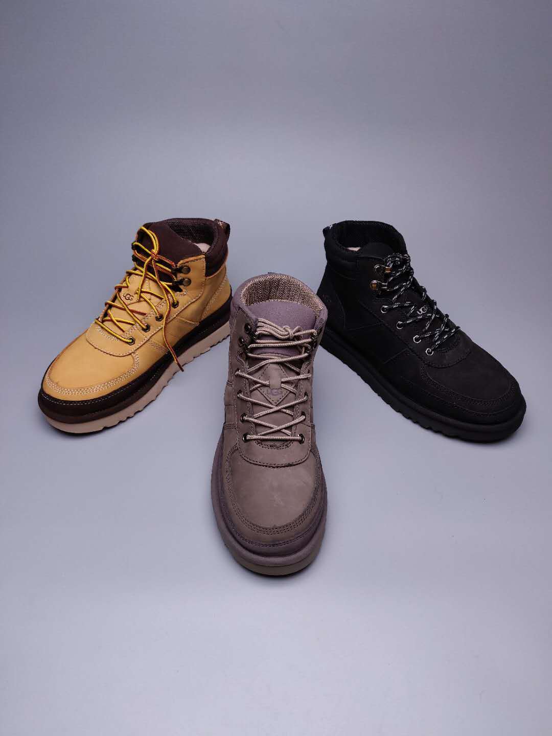 Men's Lace-Up Casual Shoes - Chestnut, Model 2991