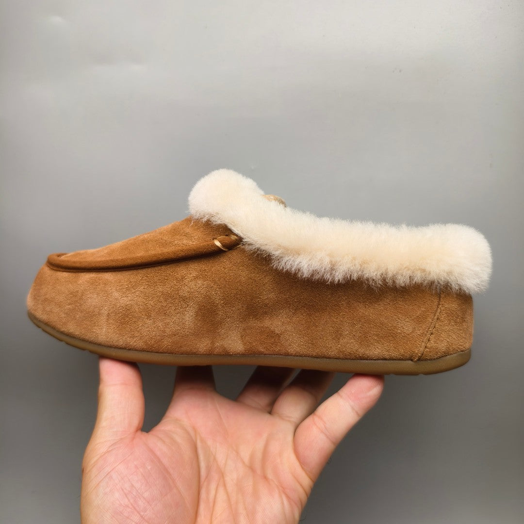 Slip-On Casual House Shoes - Chestnut, Model 1391