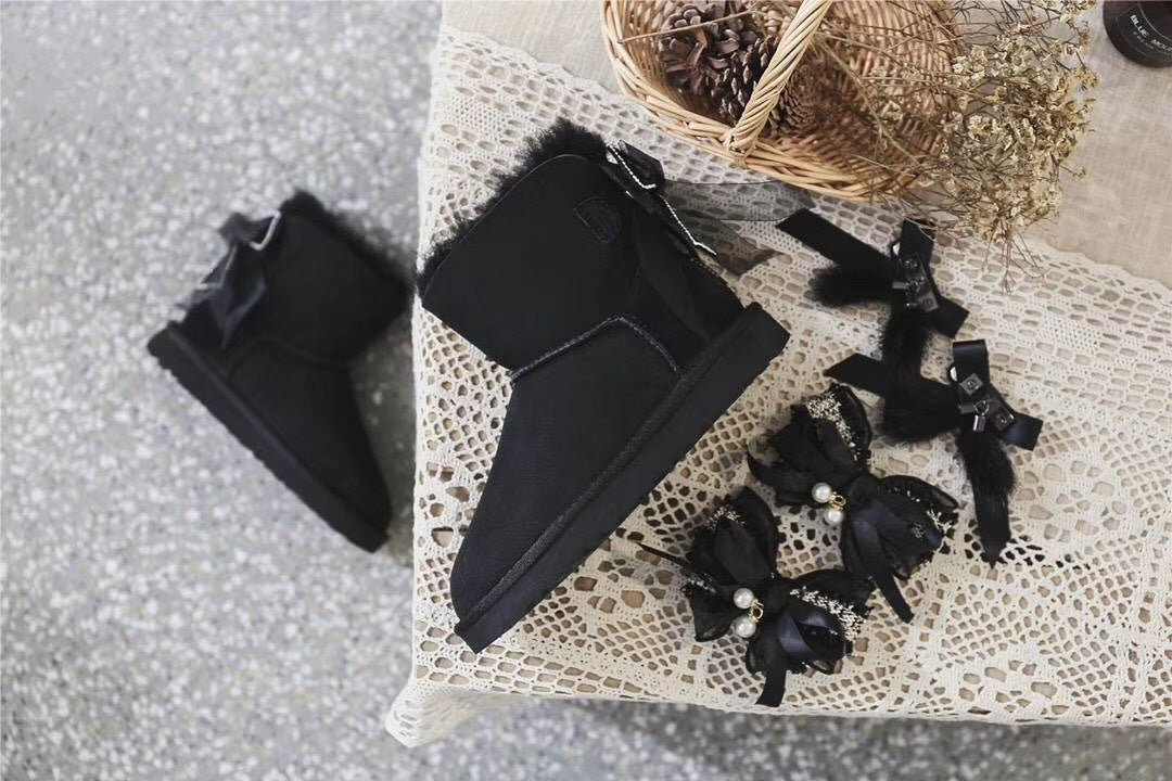 3-Way Snow Boots - Classic Black, Model 6503