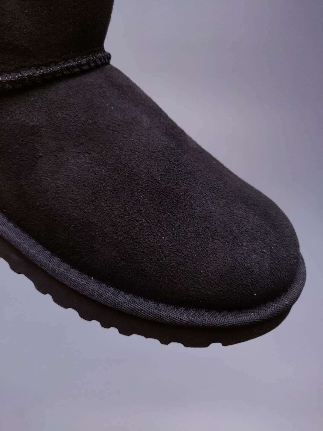 Side-Zip Mid-Calf Boots - Black, Model 2480