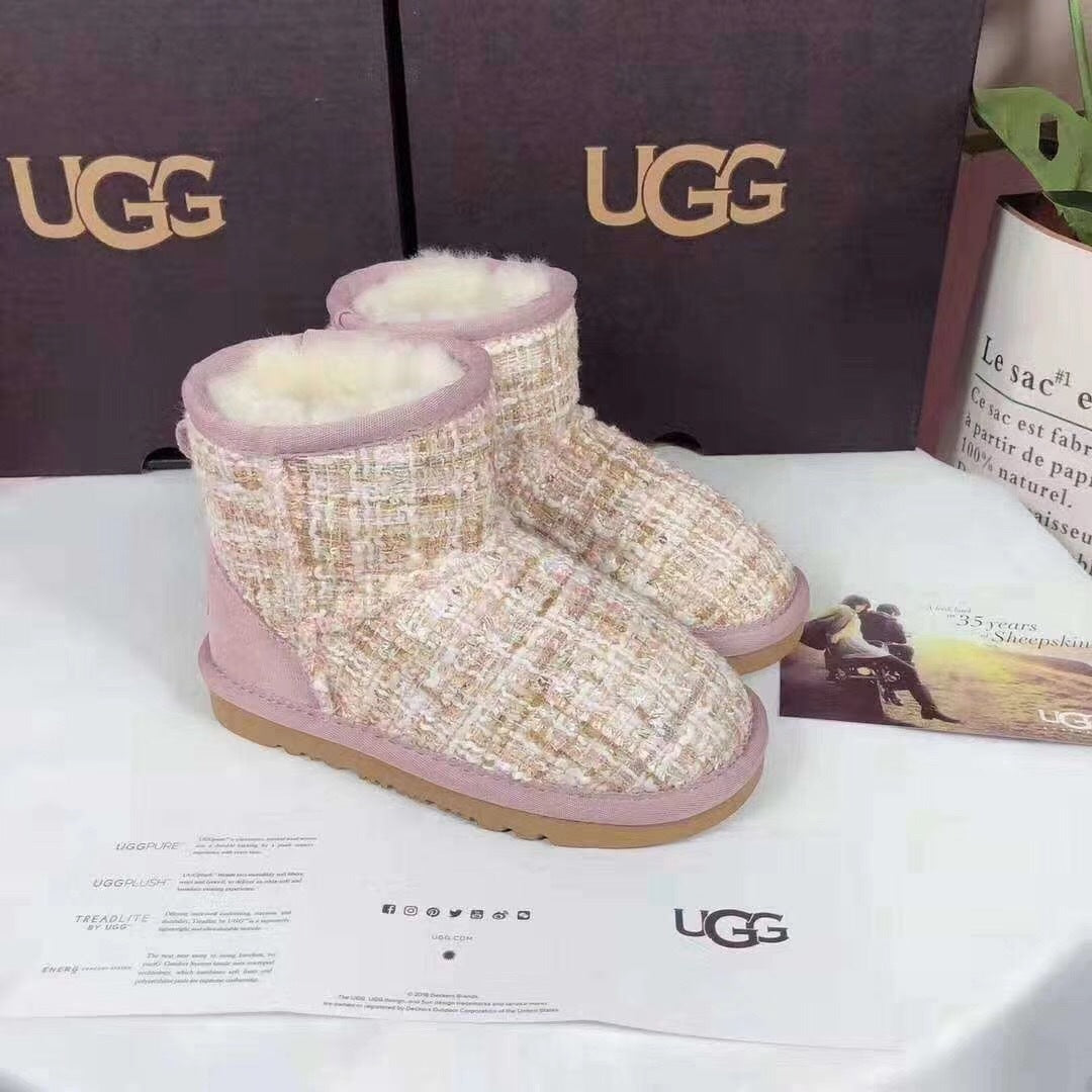 Kids' Chic Snow Boots - Pink, Model 5854