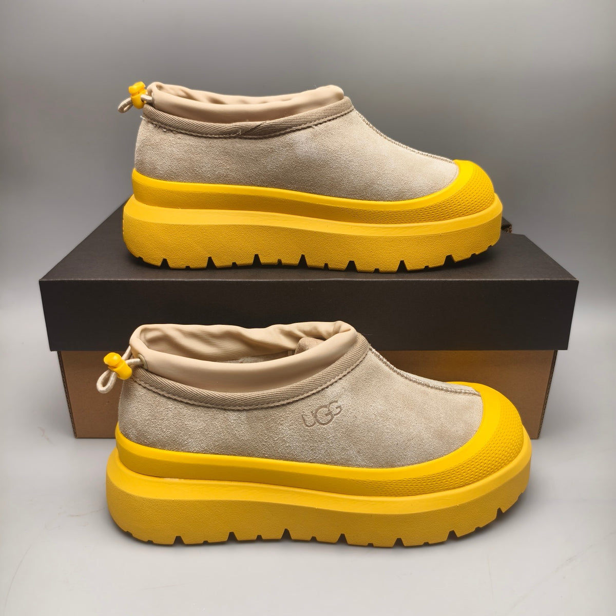 Slip-On Casual Shoes - Yellow, Model 4096