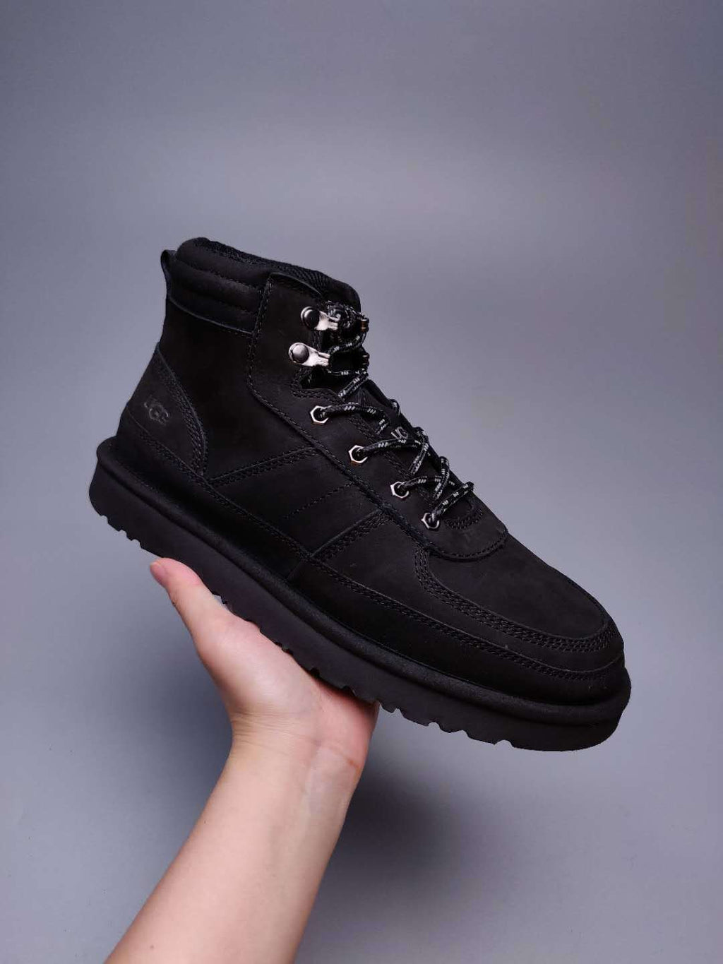 Men's Lace-Up Casual Shoes - Black, Model 2991