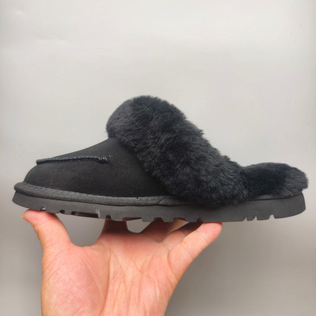 Casual House Slippers - Black, Model 4571