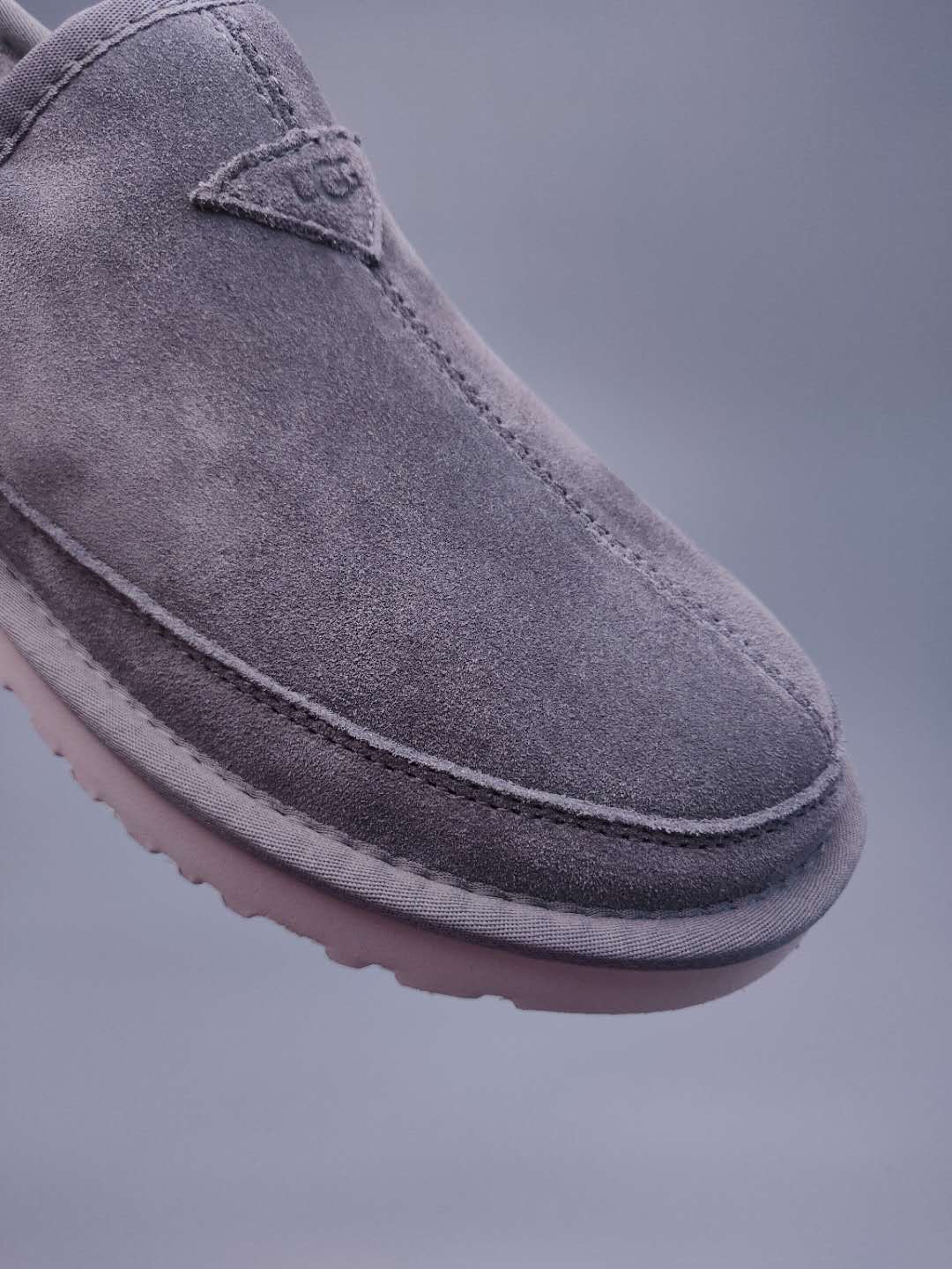 Men's Slip-On Low-Top Casual Shoes - Gray, Model 3455