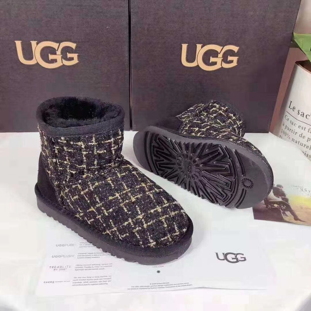 Kids' Chic Snow Boots - Black, Model 5854