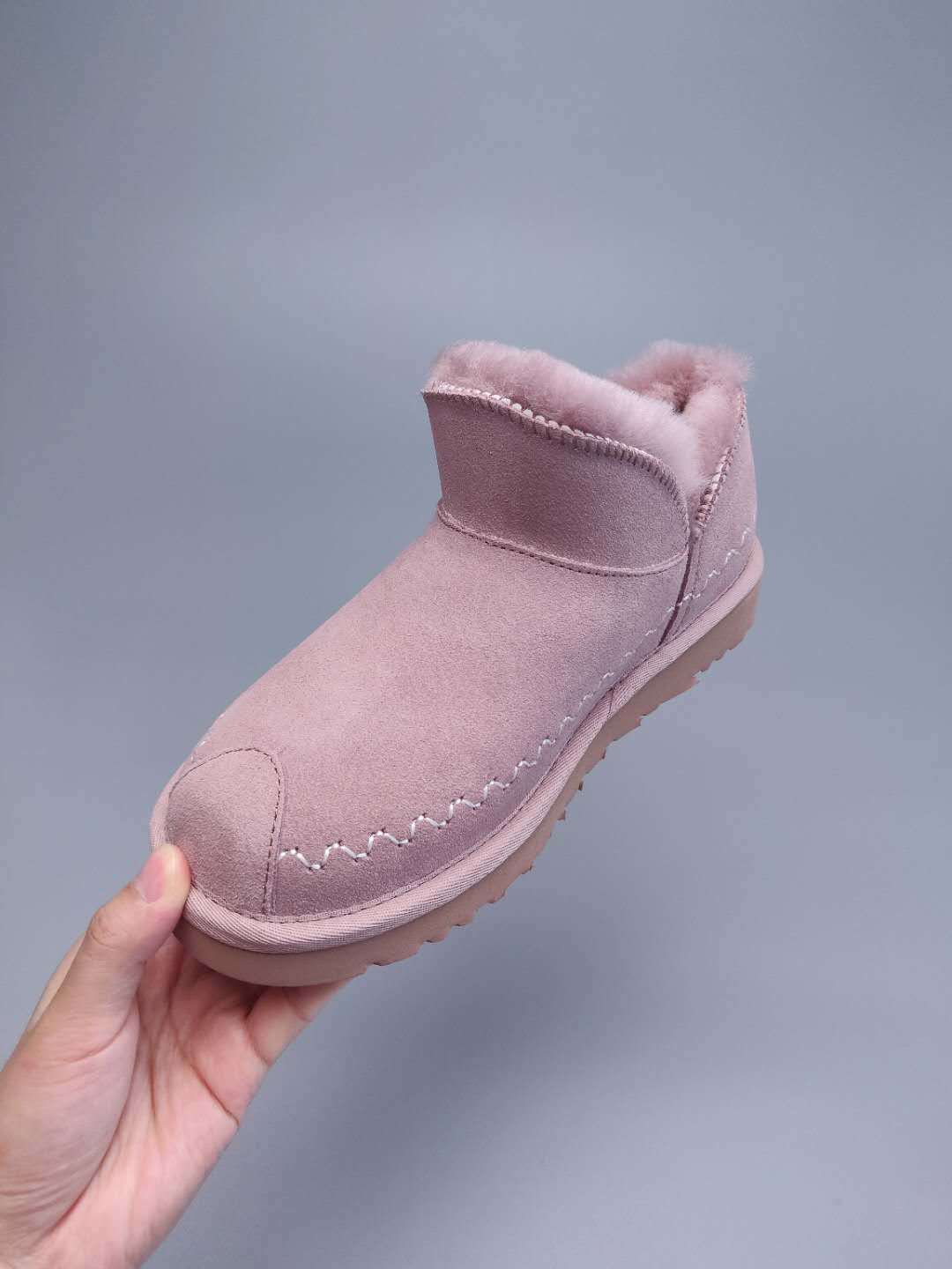 Ankle Boots - Pink, Model 0888