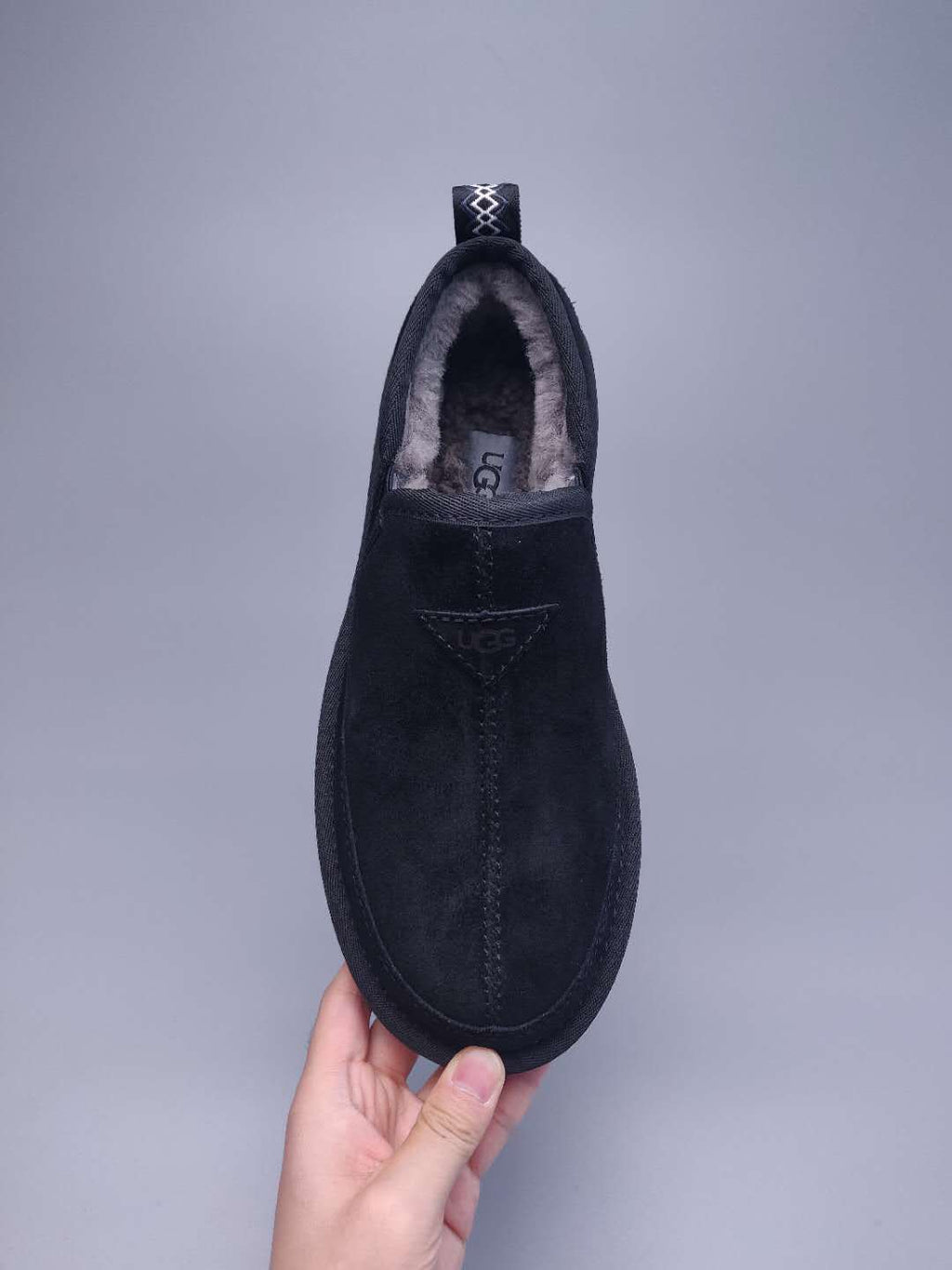 Men's Slip-On Low-Top Casual Shoes - Black, Model 3455