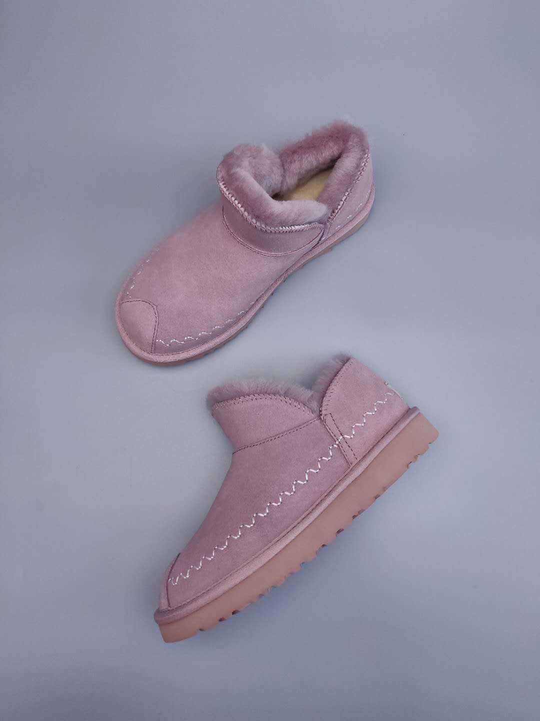Ankle Boots - Pink, Model 0888