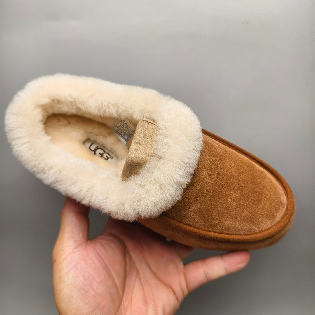 Slip-On Casual House Shoes - Chestnut, Model 1391
