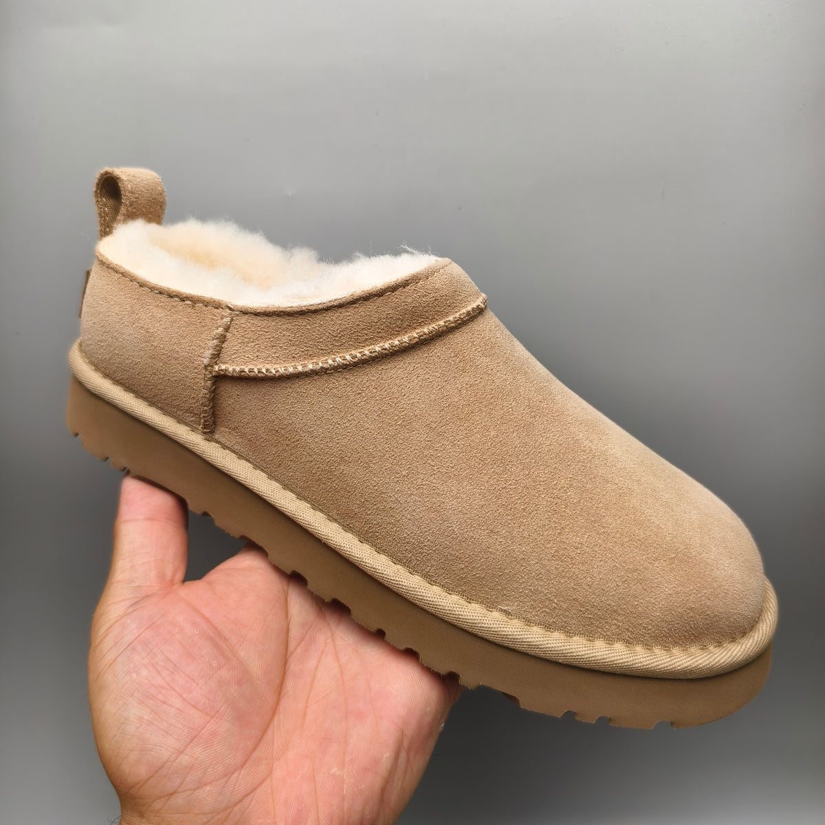 Women's Classic Slip-On Shoes - Sand, Model 3891