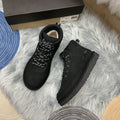 Men's Lace-Up Casual Shoes - Black, Model 2991