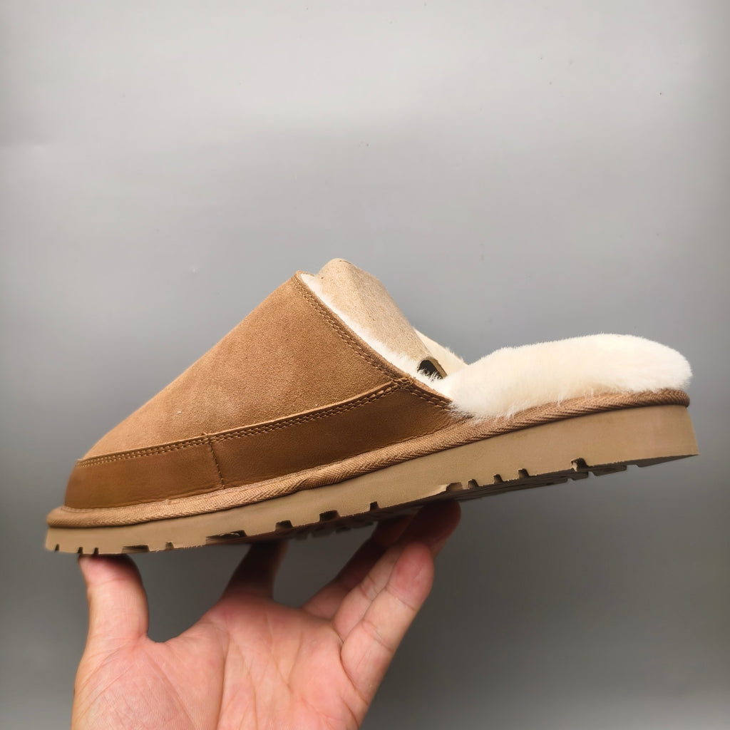 Men's Ultralight Fluffy Casual Slippers - Chestnut, Model 4585