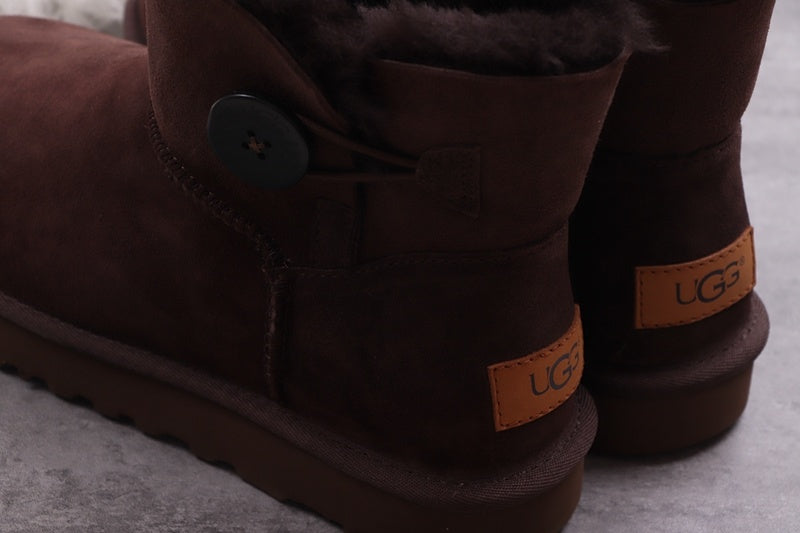 W Mini Bailey Button II Boots - Coffee Brown, Model 6422