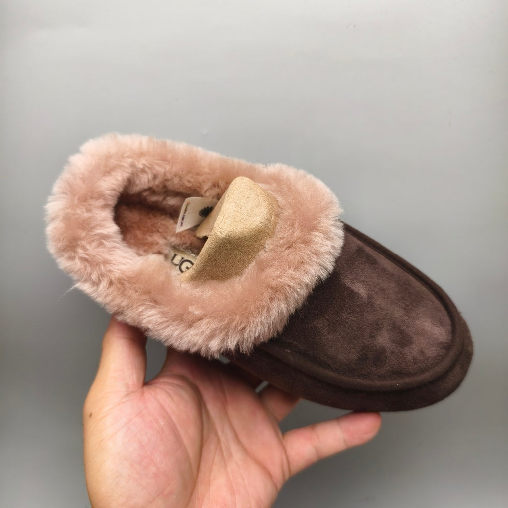Slip-On Casual House Shoes - Chocolate, Model 1391