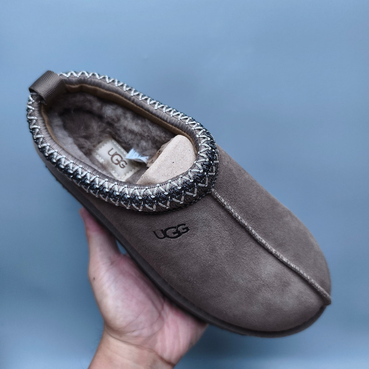 Folk-Inspired Platform Casual Shoes - Walnut, Style 2553 / 2130