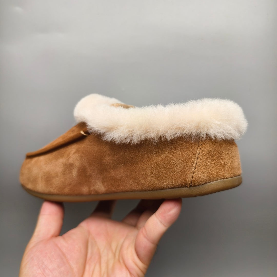 Slip-On Casual House Shoes - Chestnut, Model 1391