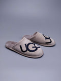 Large G Indoor Slippers - Gray, Model 2593