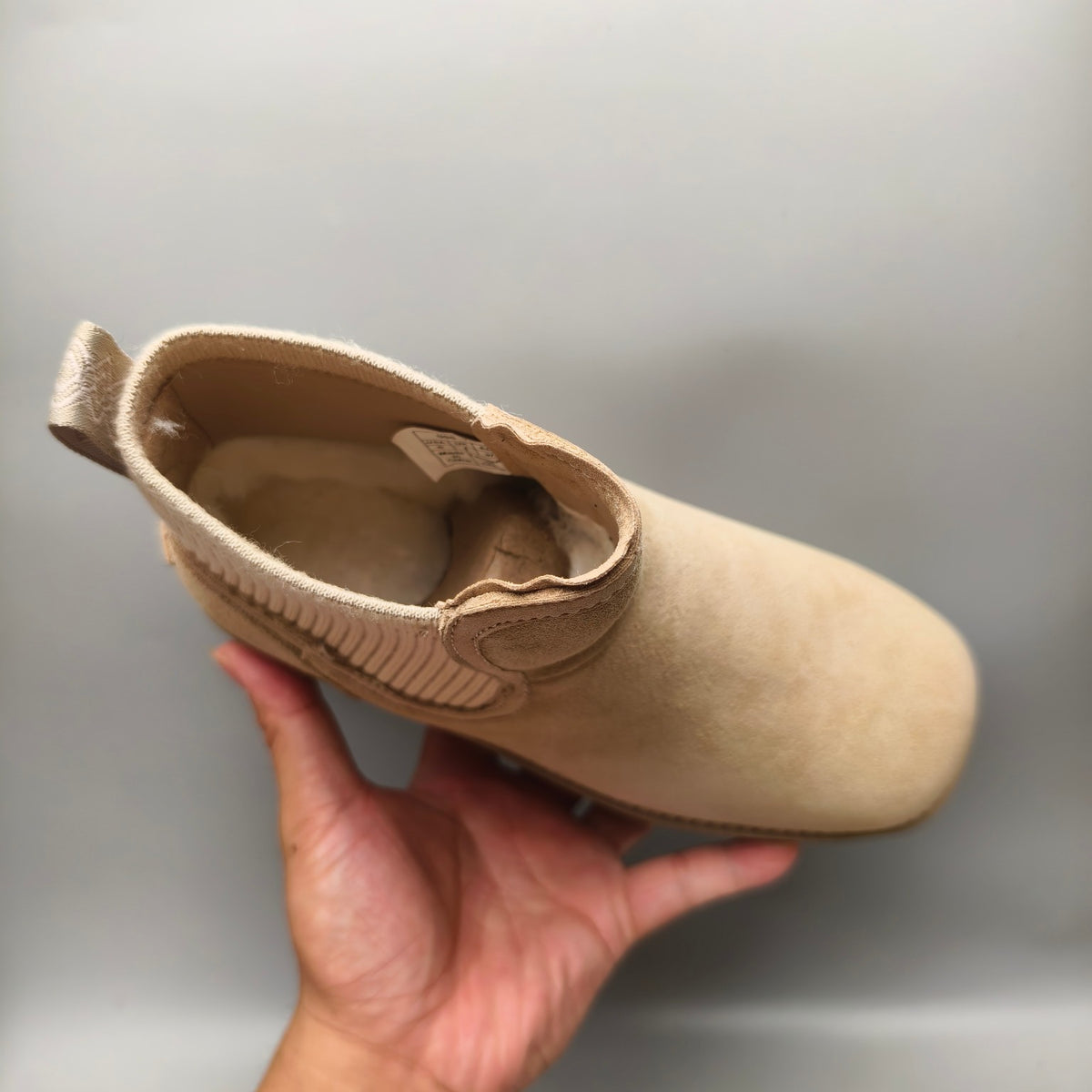 5 cm Platform Casual Shoes - Sand, Model 3258