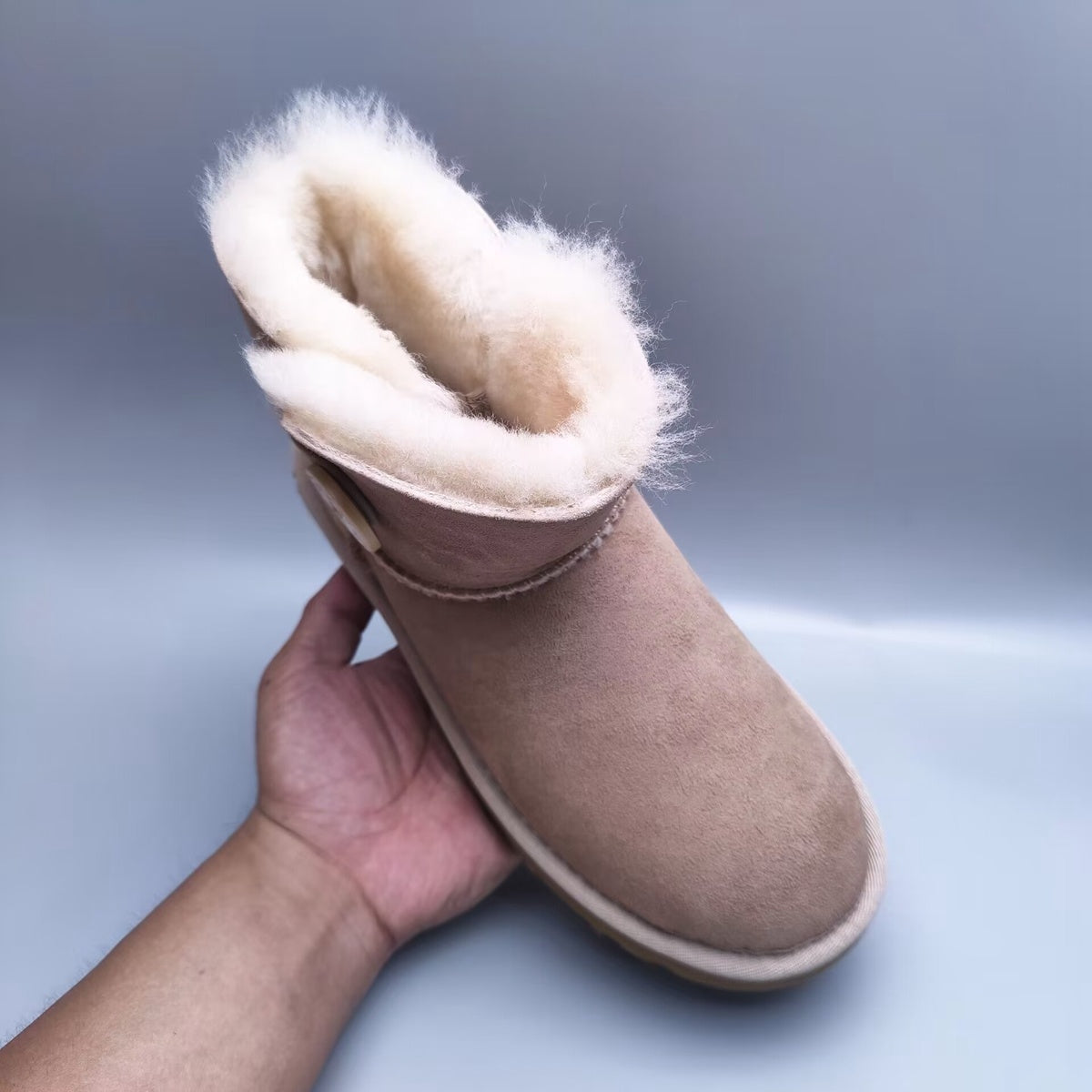 Stain-Resistant New Classic Footwear - Sand, Model 6422