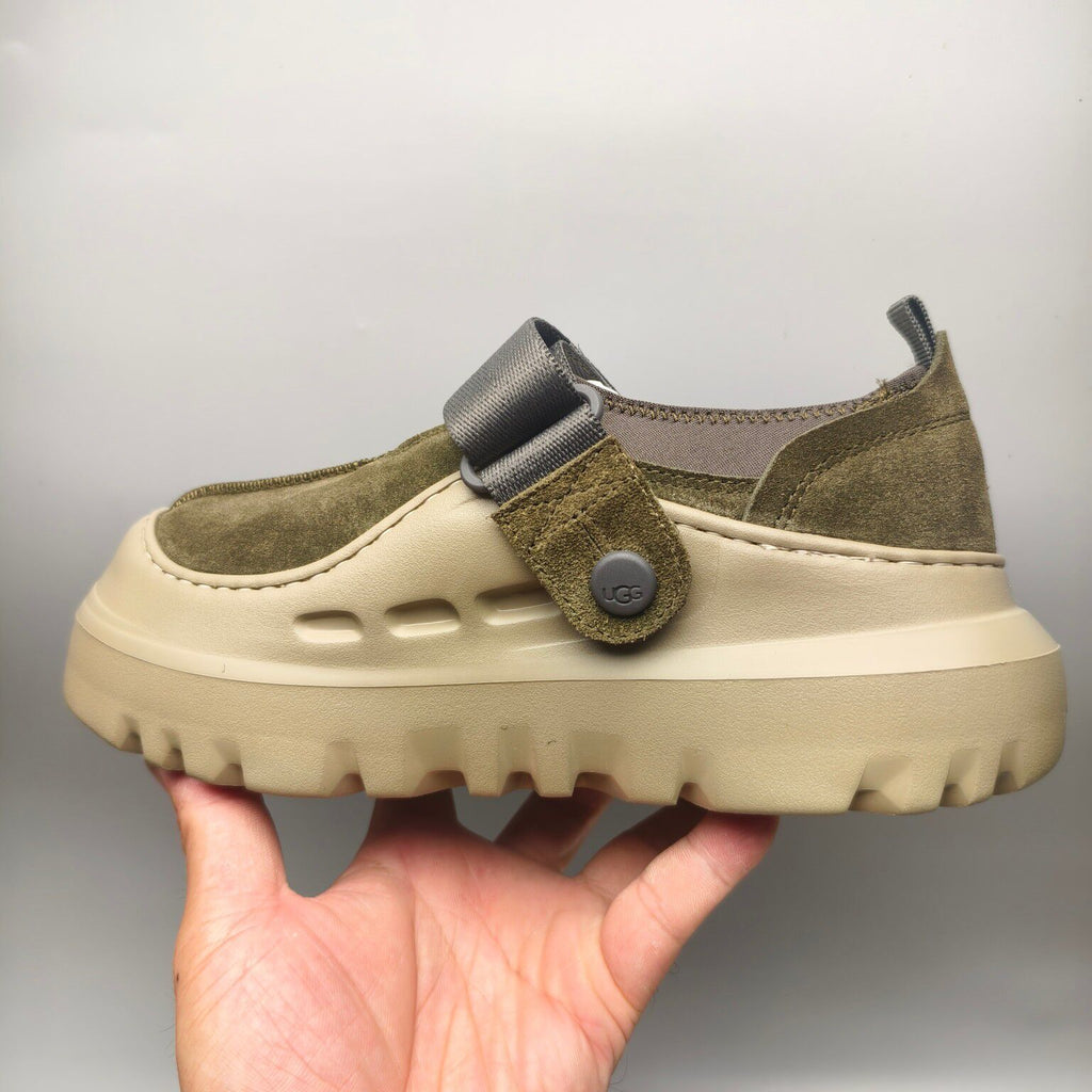 Unisex Slip-On Casual Shoes - Green, Model 7550