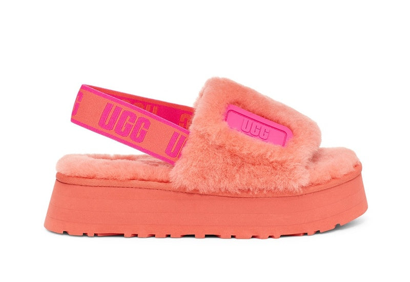 Disco Sandals - Coral Red, Model 2258