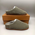 Slip-On Casual House Shoes - Green, Model 1390