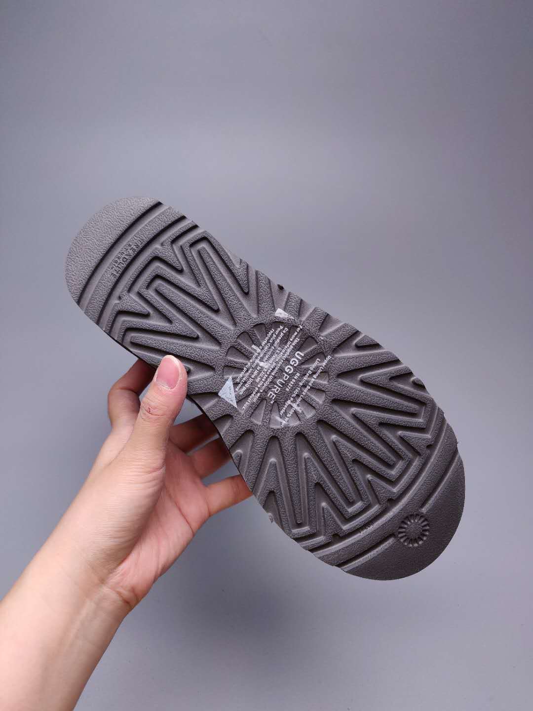 Side-Zip Mid-Calf Boots - Gray, Model 2480