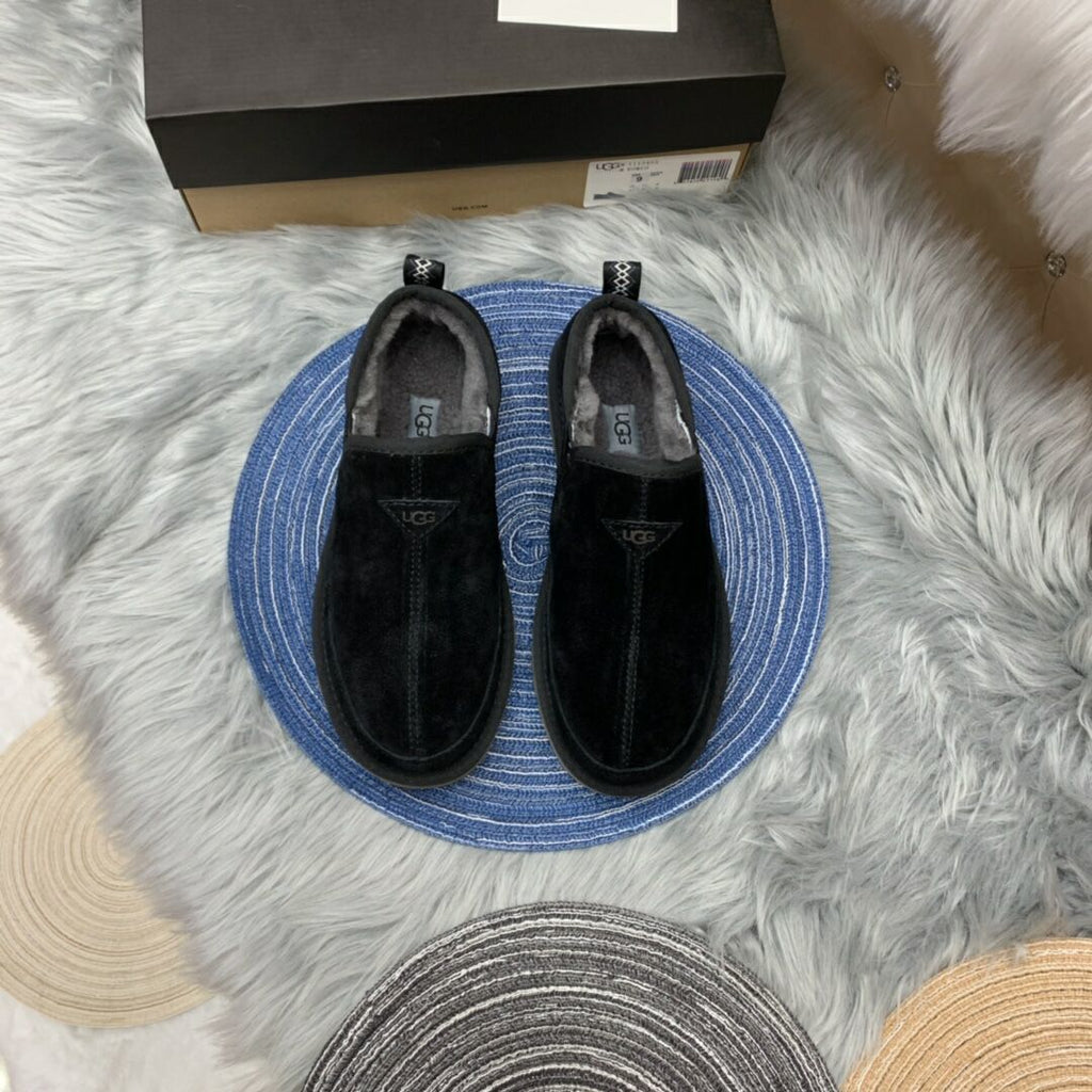 Men's Slip-On Low-Top Casual Shoes - Black, Model 3455