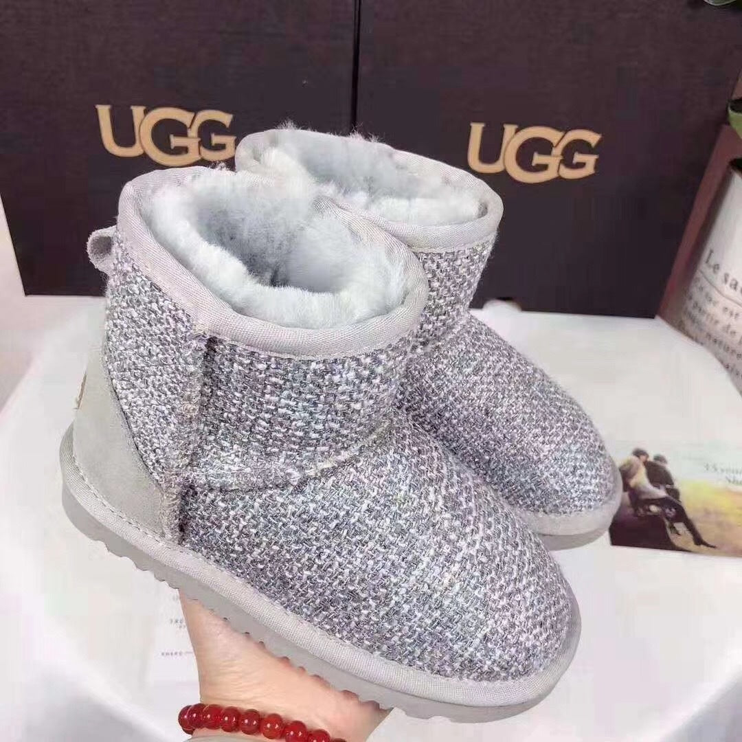 Kids' Chic Snow Boots - Gray, Model 5854