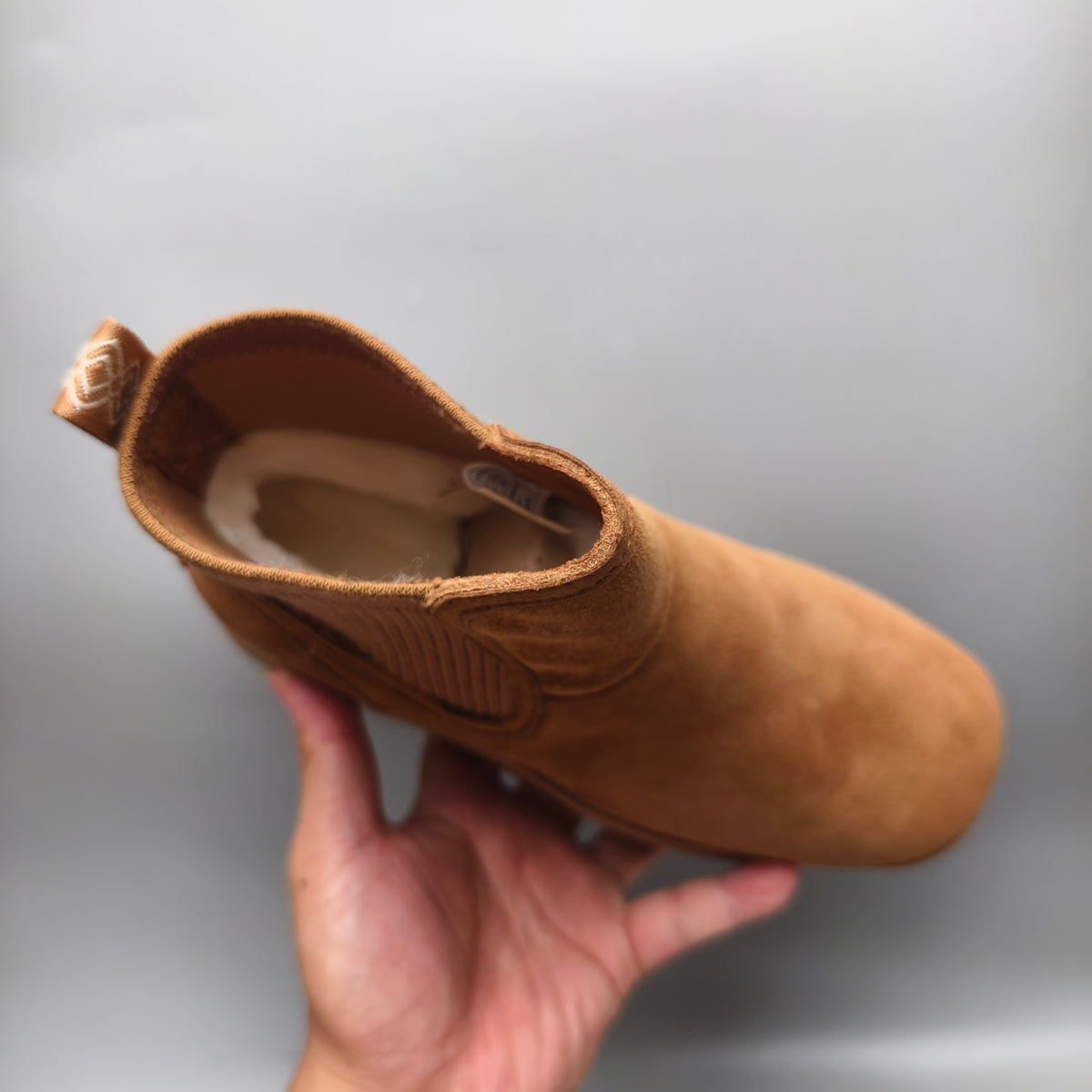 5 cm Platform Casual Shoes - Chestnut, Model 3258