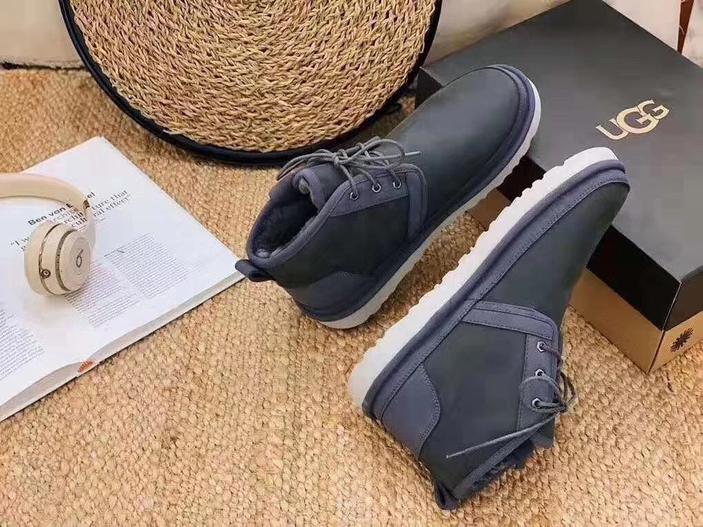 Upgraded Zip-Up Shoes - Dark Gray, Model 3883