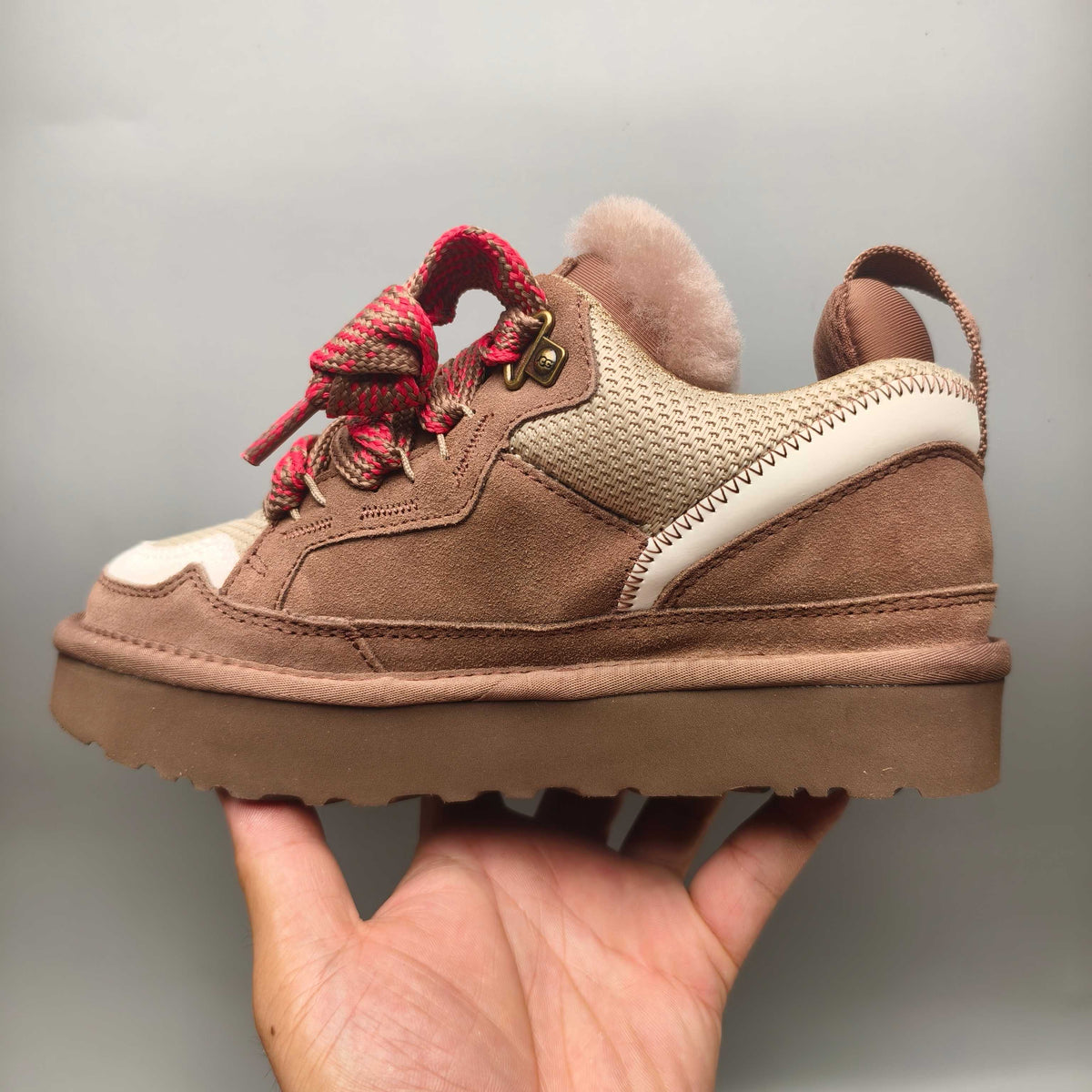 Unisex Mesh Casual Sneakers - Antelope Brown, Model 4032