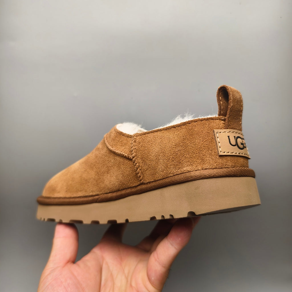 Women's Classic Slip-On Shoes - Chestnut, Model 3891
