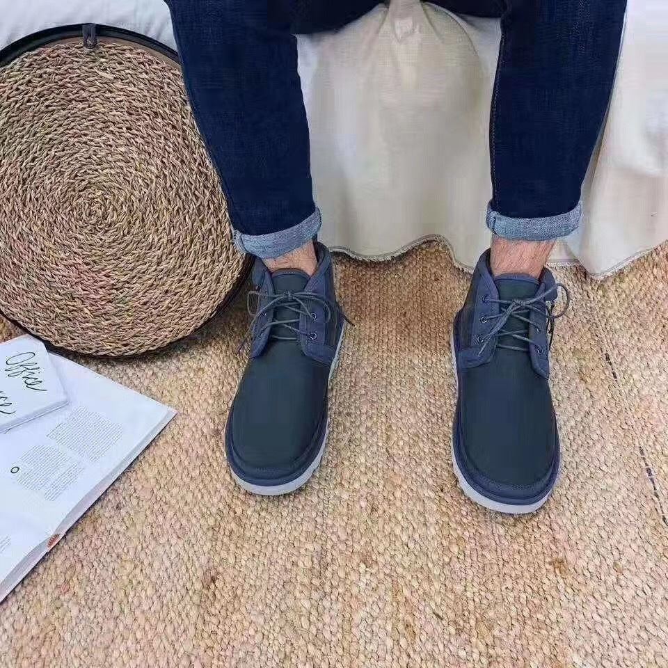 Upgraded Zip-Up Shoes - Dark Gray, Model 3883