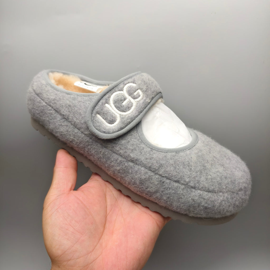 Ultralight Mary Jane Casual Shoes - Gray, Model 5097