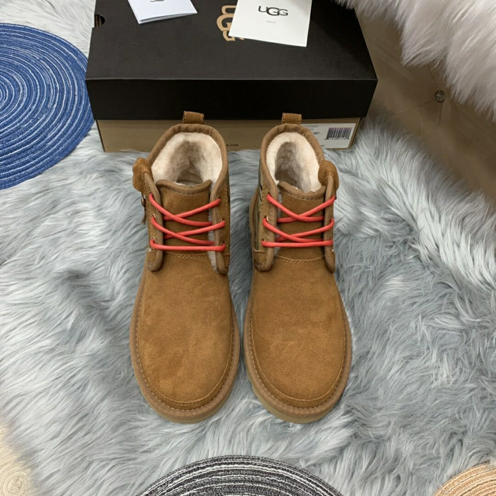 Men's Colorblock Camouflage Shoes - Chestnut, Model 4193