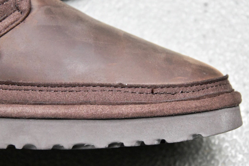 Men's Crazy Horse Leather Zip-Up Shoes - Model 3883