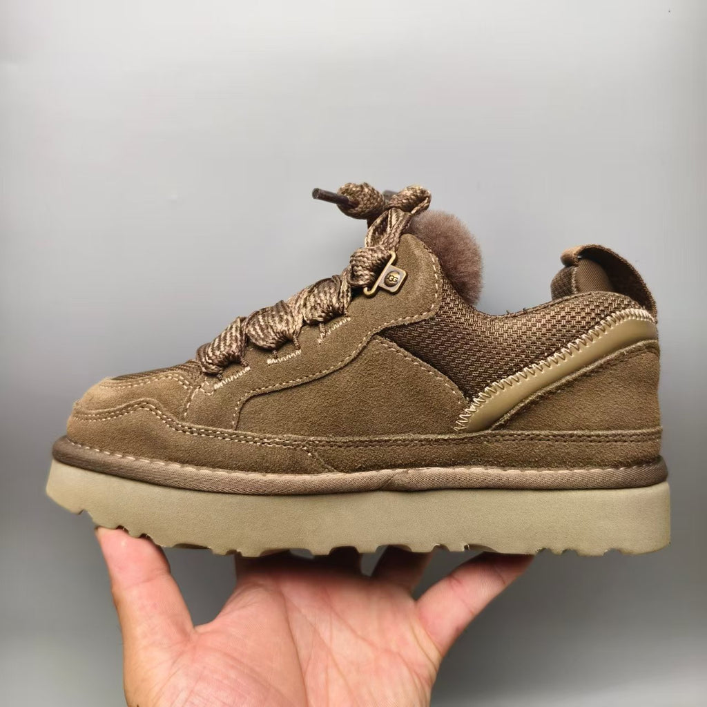 Unisex Mesh Casual Sneakers - Walnut, Model 4032