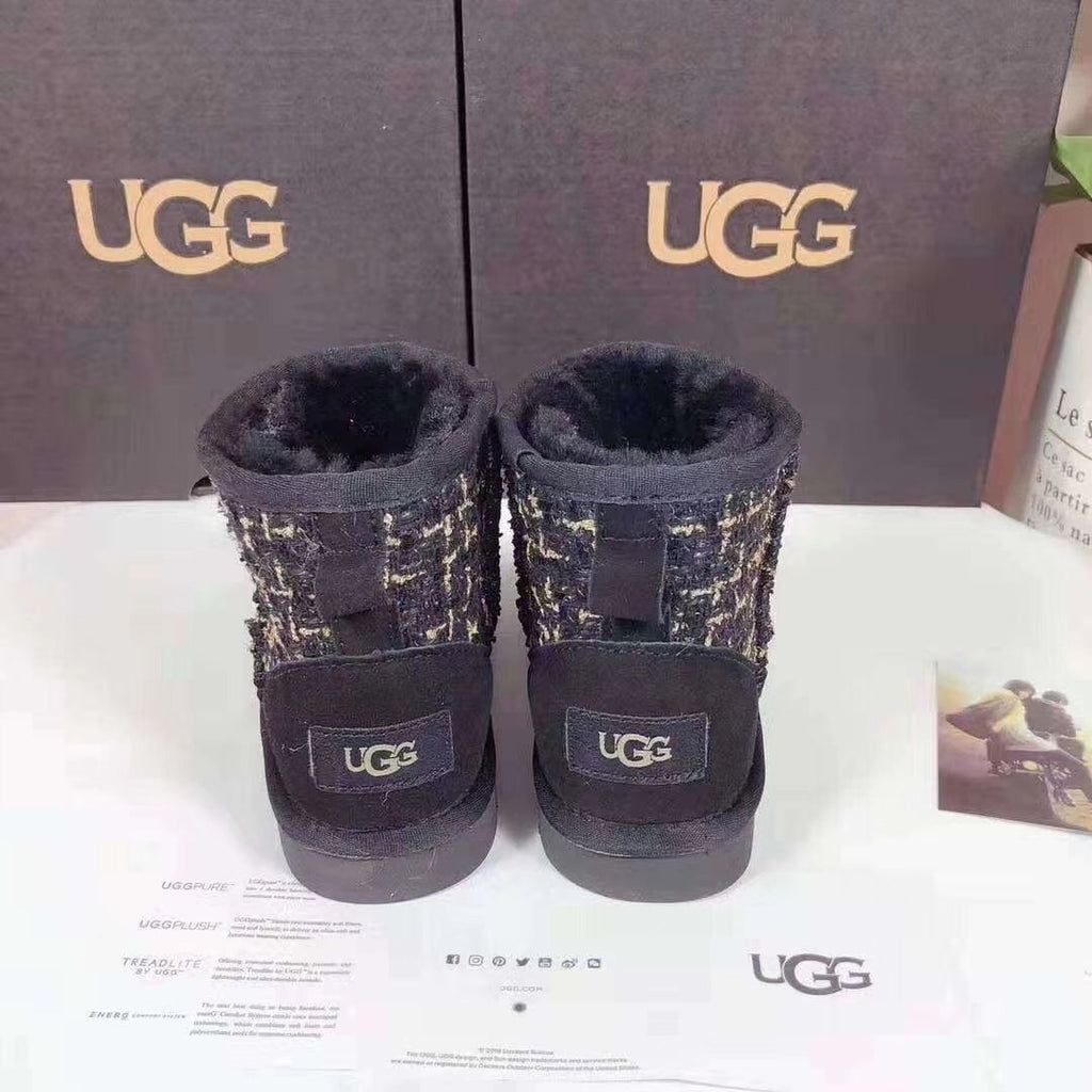 Kids' Chic Snow Boots - Black, Model 5854