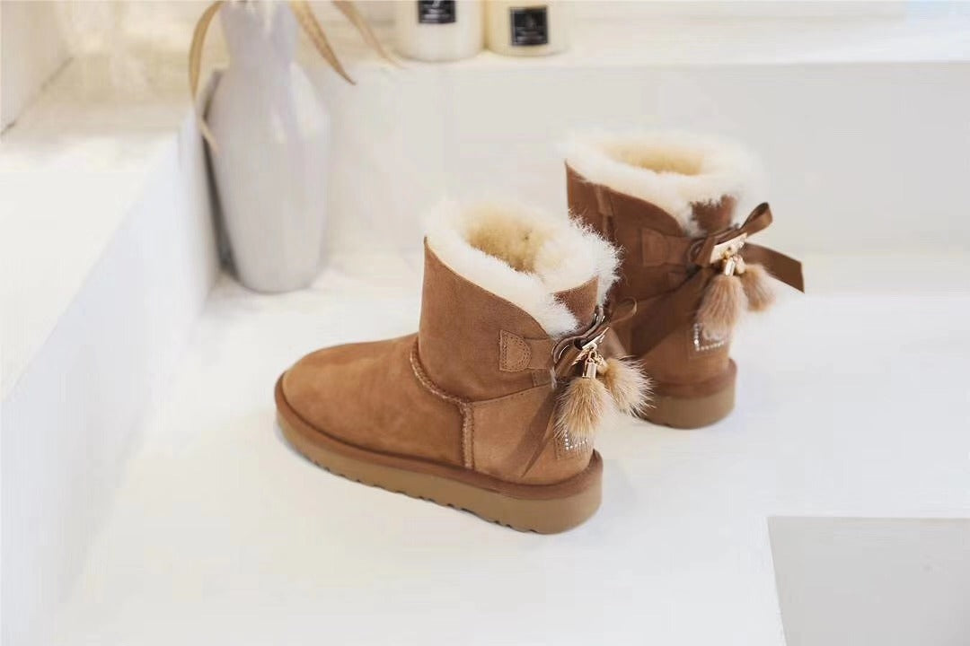3-Way Snow Boots - Chestnut Brown, Model 6503