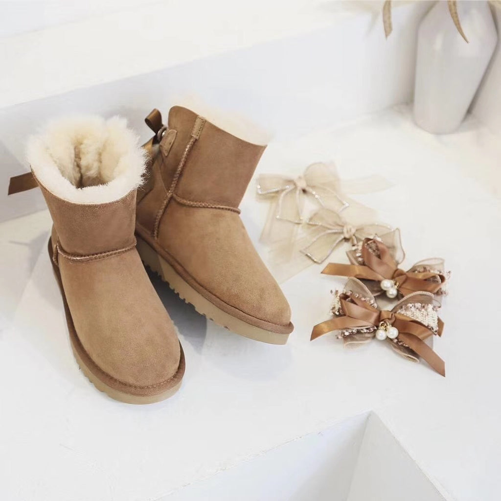 3-Way Snow Boots - Chestnut Brown, Model 6503