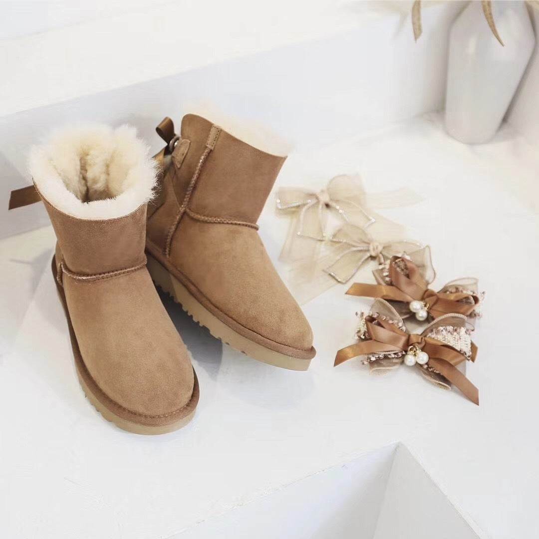 3-Way Snow Boots - Chestnut Brown, Model 6503