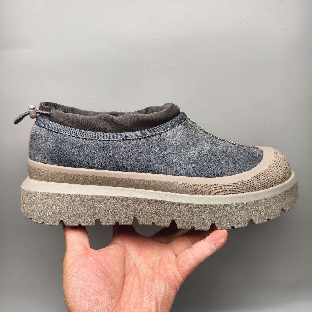 Slip-On Casual Shoes - Dark Gray, Model 4096