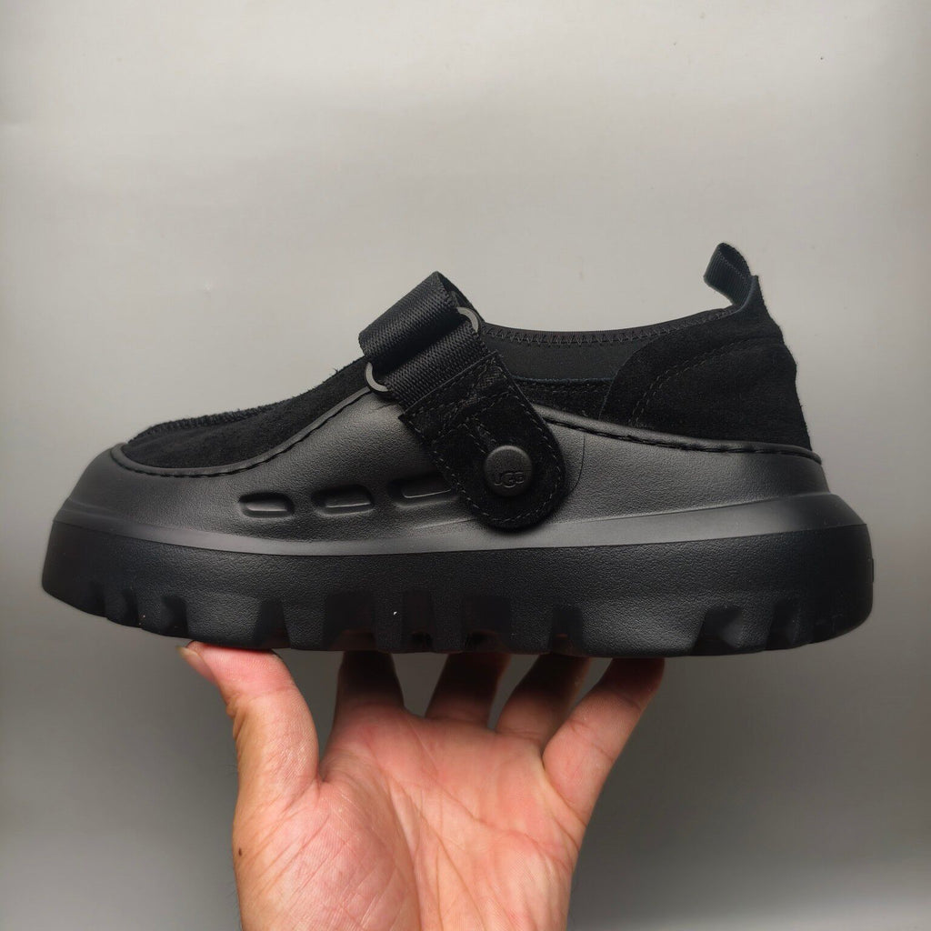 Unisex Slip-On Casual Shoes - Black, Model 7550