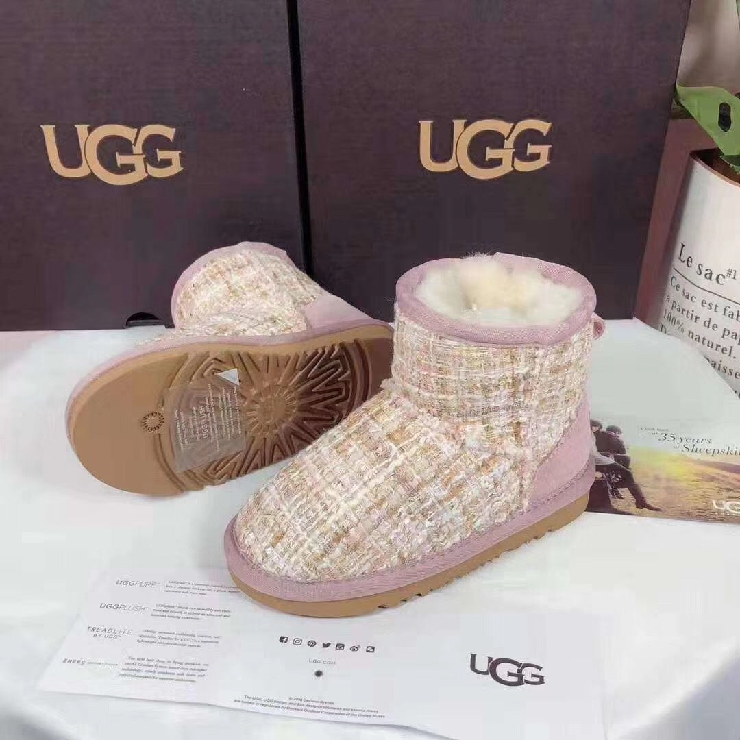Kids' Chic Snow Boots - Pink, Model 5854