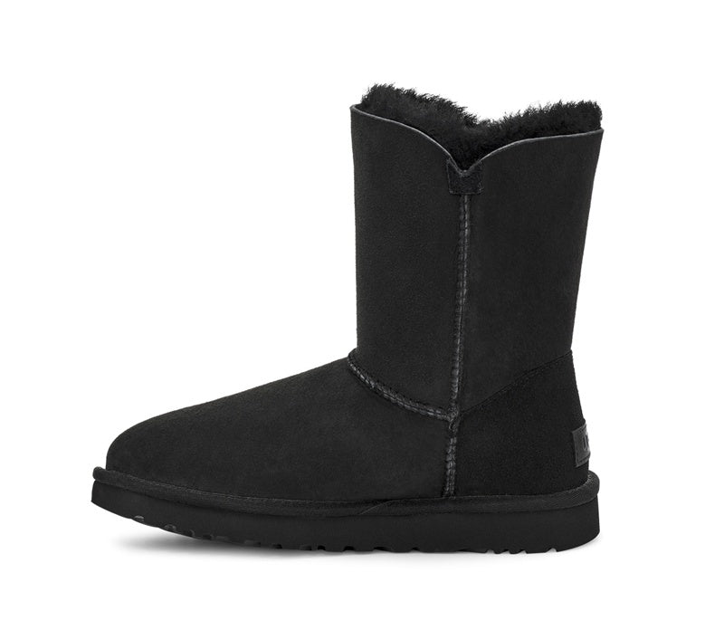 Side-Zip Mid-Calf Boots - Black, Model 2480