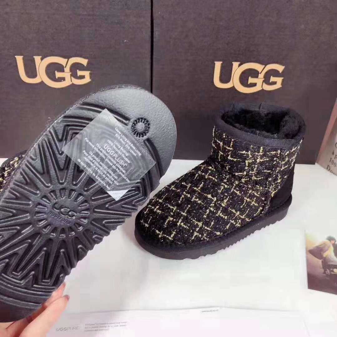 Kids' Chic Snow Boots - Black, Model 5854